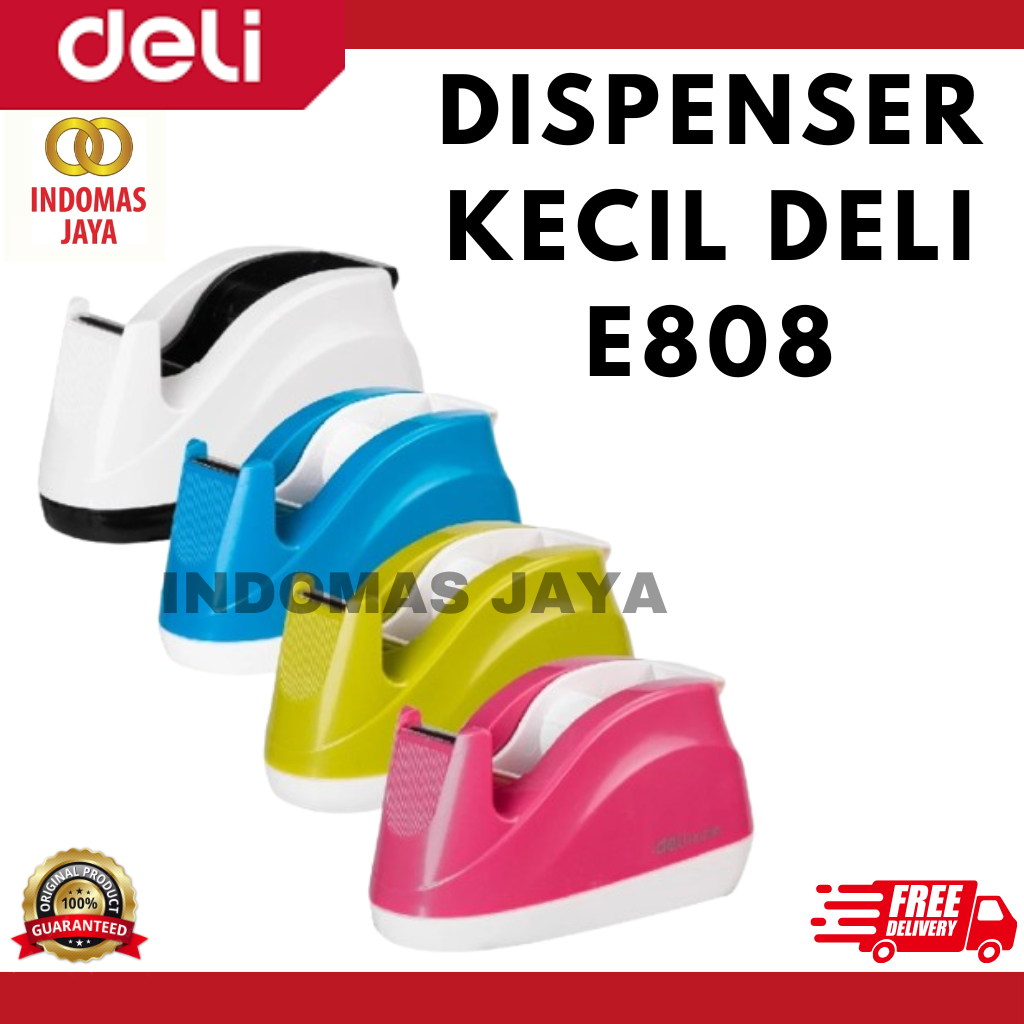 

Deli Dispenser Lakban Tape Dispenser Bantalan Tidak Licin Dan Mudah Digunakan Satu Tangan E808
