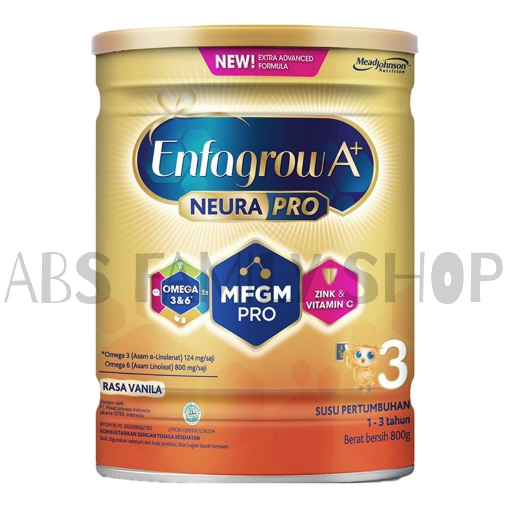 

Enfagrow A+3 Susu Formula Pertumbuhan Batita 800 gram