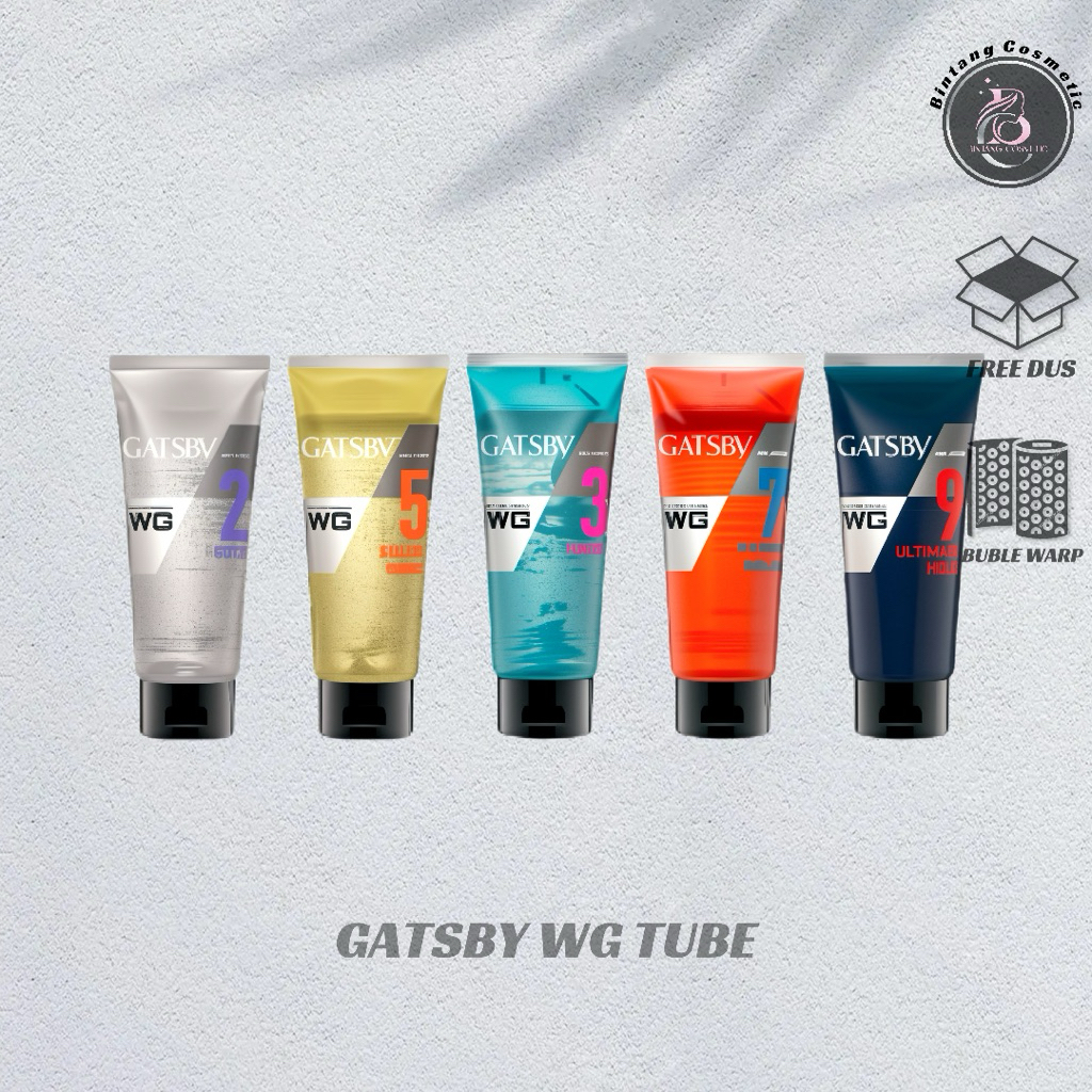 Gatsby WG Watergloss Tube , Minyak Rambut Gatsby Wg