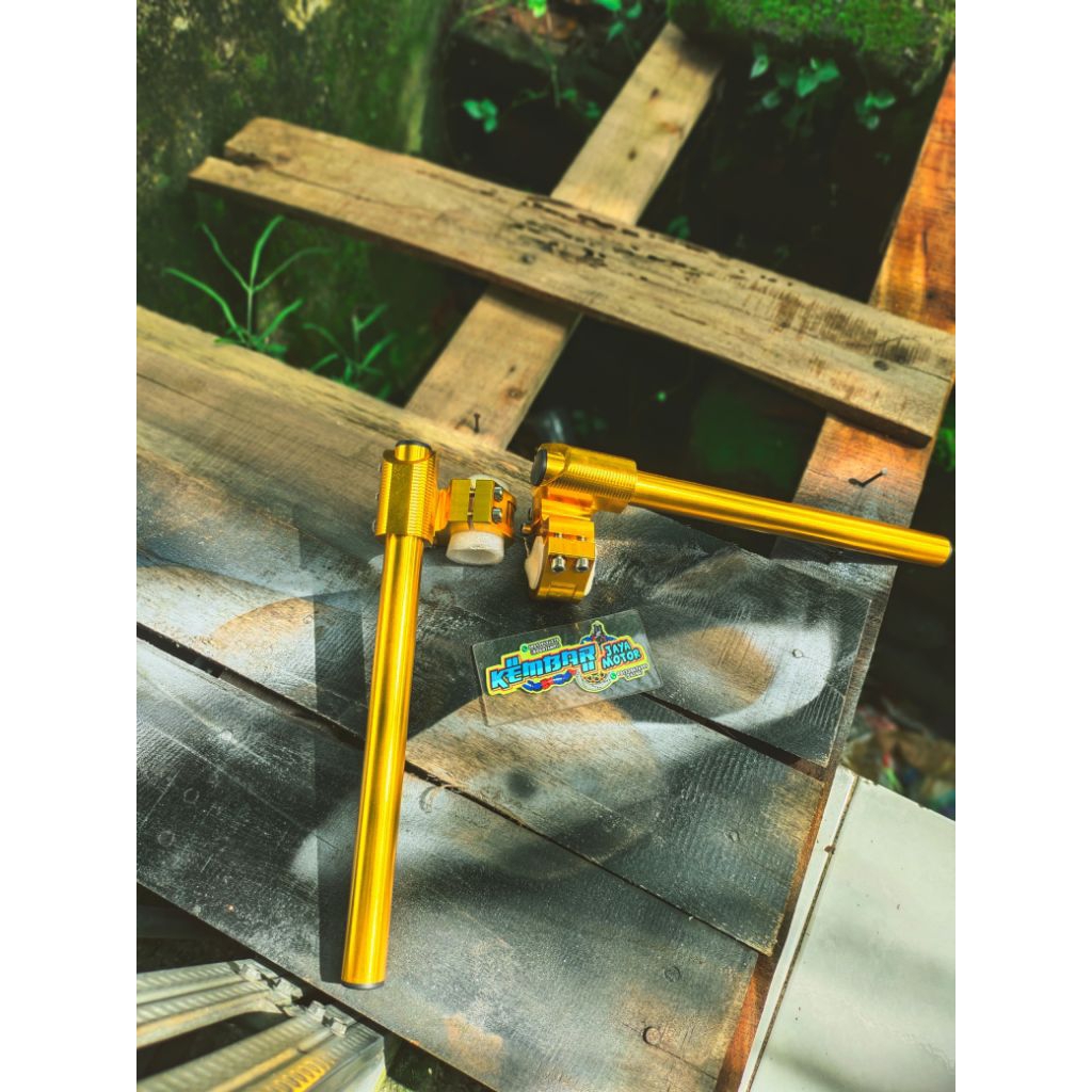 Setang jepit cnc DKT,NUI,FASTBIKES setelan Vixion,Ninja,GL,MP,CB150,R15,SATRIA FU,DLL