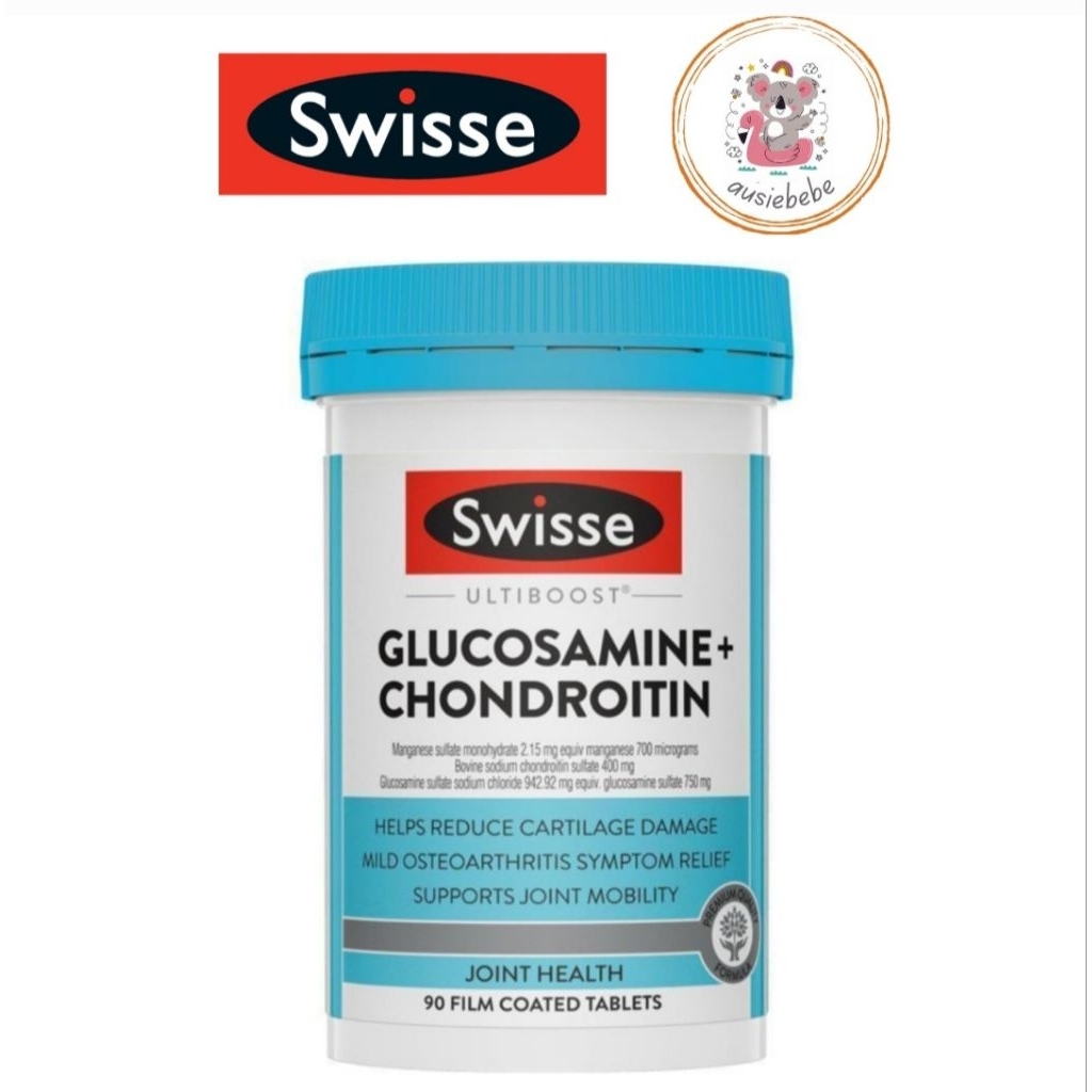 Swisse Ultiboost Glucosamine + Chondroitin 90 Tablets