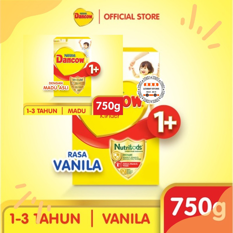 

DANCOW 1+ VANILA / MADU 750GR