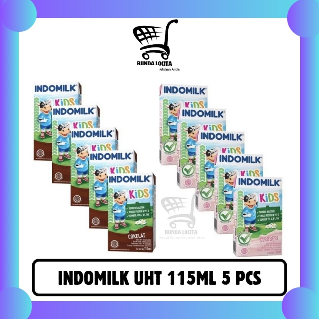 

Indomilk Kids Susu UHT 115ml 5 pcs