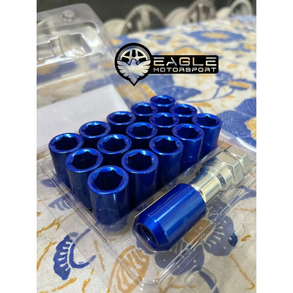 Baut Mur Roda Seneka Lugnut Hsr Wheel Racing Red Ukuran 12X1,25/1,5 Harga Murah