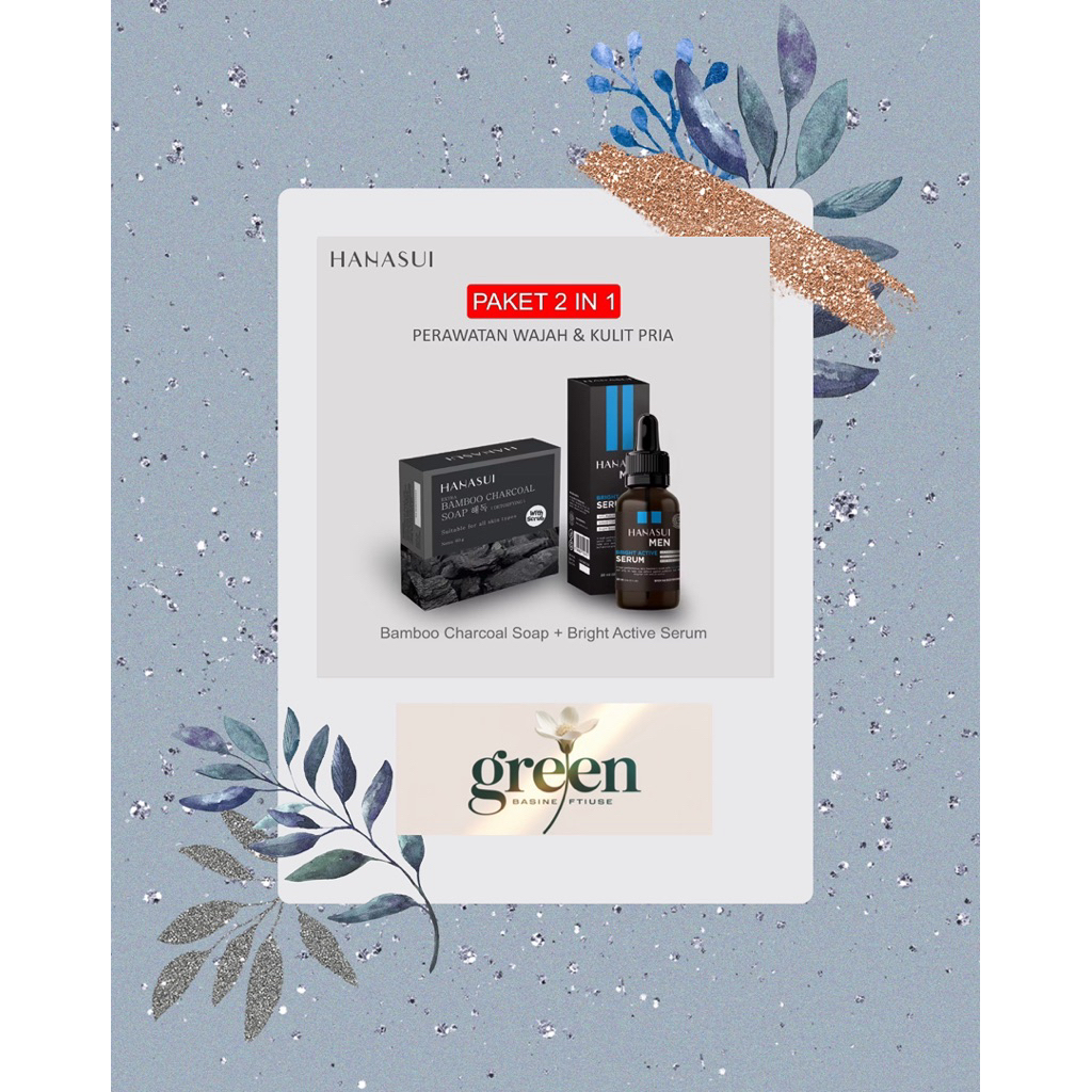 Hanasui Paket 2in1 Perawatan Wajah Pria