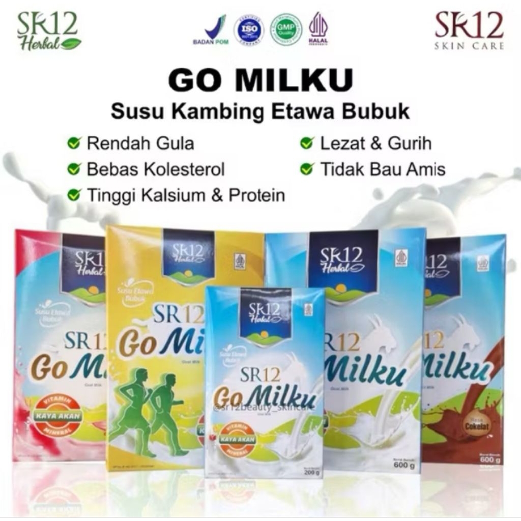 

GOMILKU SR12 SUSU KAMBING ETAWA 200 GRAM PENGGEMUK BADAN PENAMBAH NAFSU MAKAN ANAK MENAMBAH BB ANAK| MENINGKATKAN KECERDASAN OTAK ANAK