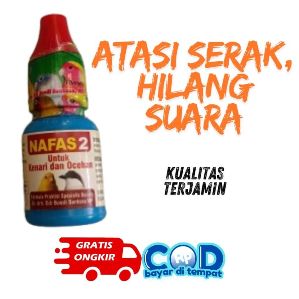 OBAT NAFAS 2 (NAFAS DUA) PRODUKSI DRH. EDI BOEDI UNTUK KENARI DAN OCEHAN