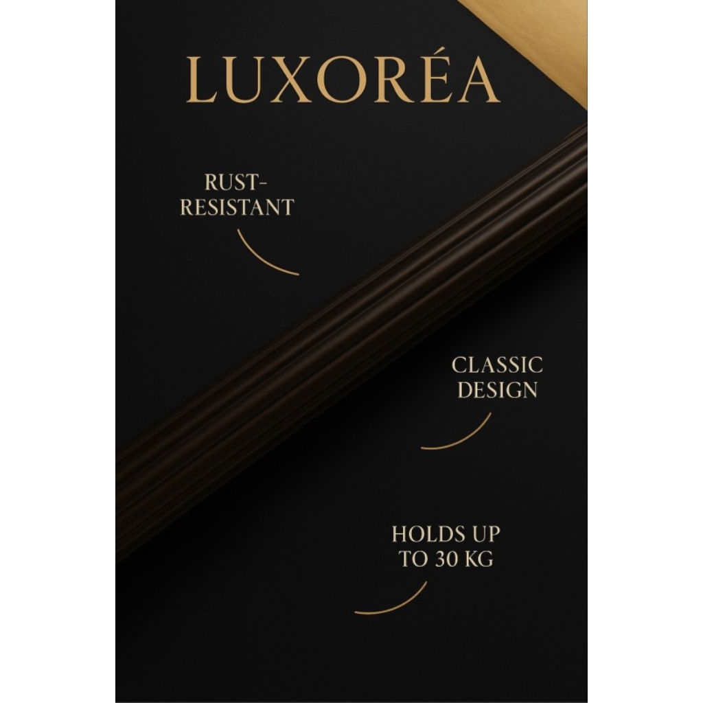 Luxoréa - Rail Gorden Mewah - Rel Gorden Kuat Anti Karat Premium Untuk Rumah Mewah