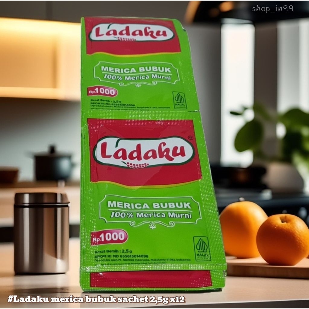 

Ladaku Merica bubuk sachet ppn 2,5g x 12