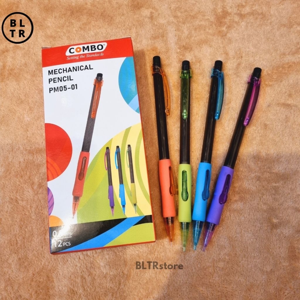 

PAK // PENSIL MEKANIK COMBO 0.5MM ( PM0501 ) // PENSIL CETEK NEW ORIGINAL