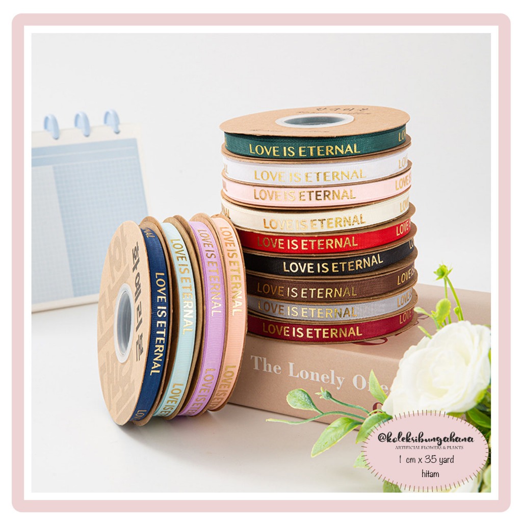 

pita grossgrain korea ribbon bouquet bunga korean style