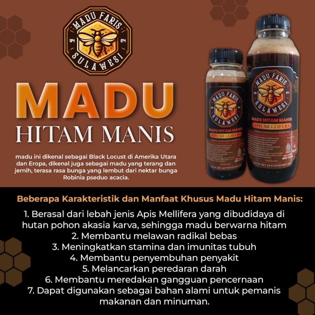 

Madu Apis Mellifera Asli 300gr & 600gr