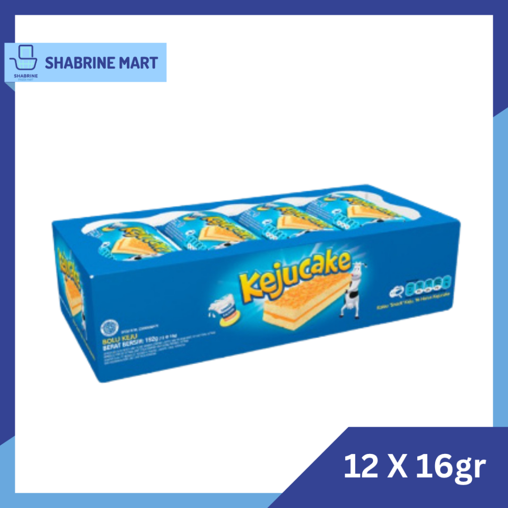 

Kraft Keju Cake Bolu Box Pack 12x16g