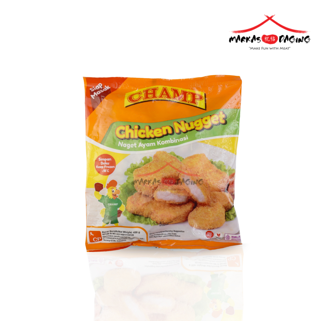 

Nugget Champ Ayam kombinasi 450 gram - Markasdaging