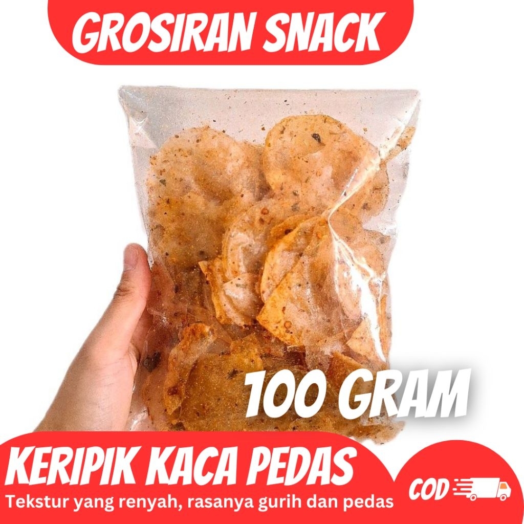 

(100 GRAM) KERIPIK KACA PEDAS DAUN JERUK (MB)
