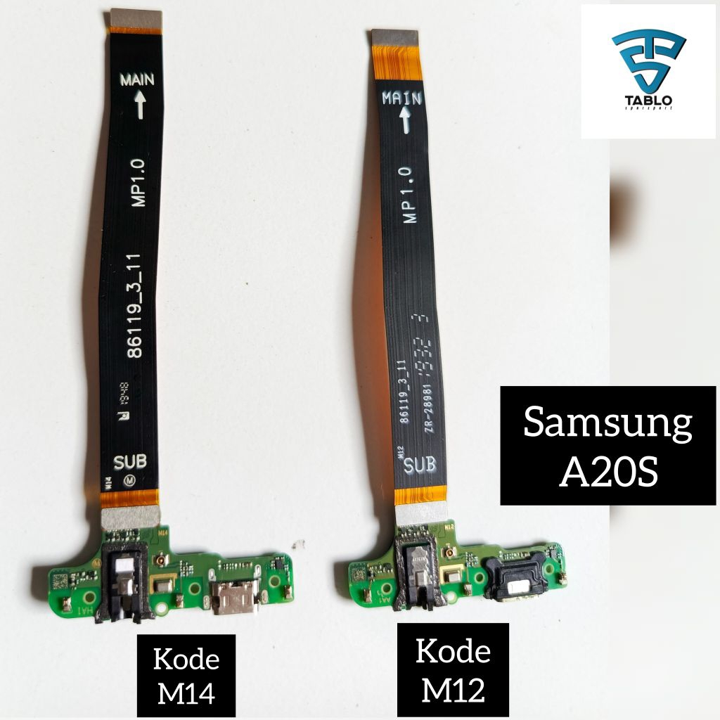 papan konektor cas flexibel Samsung a20s M12 M14 ori copotan hp