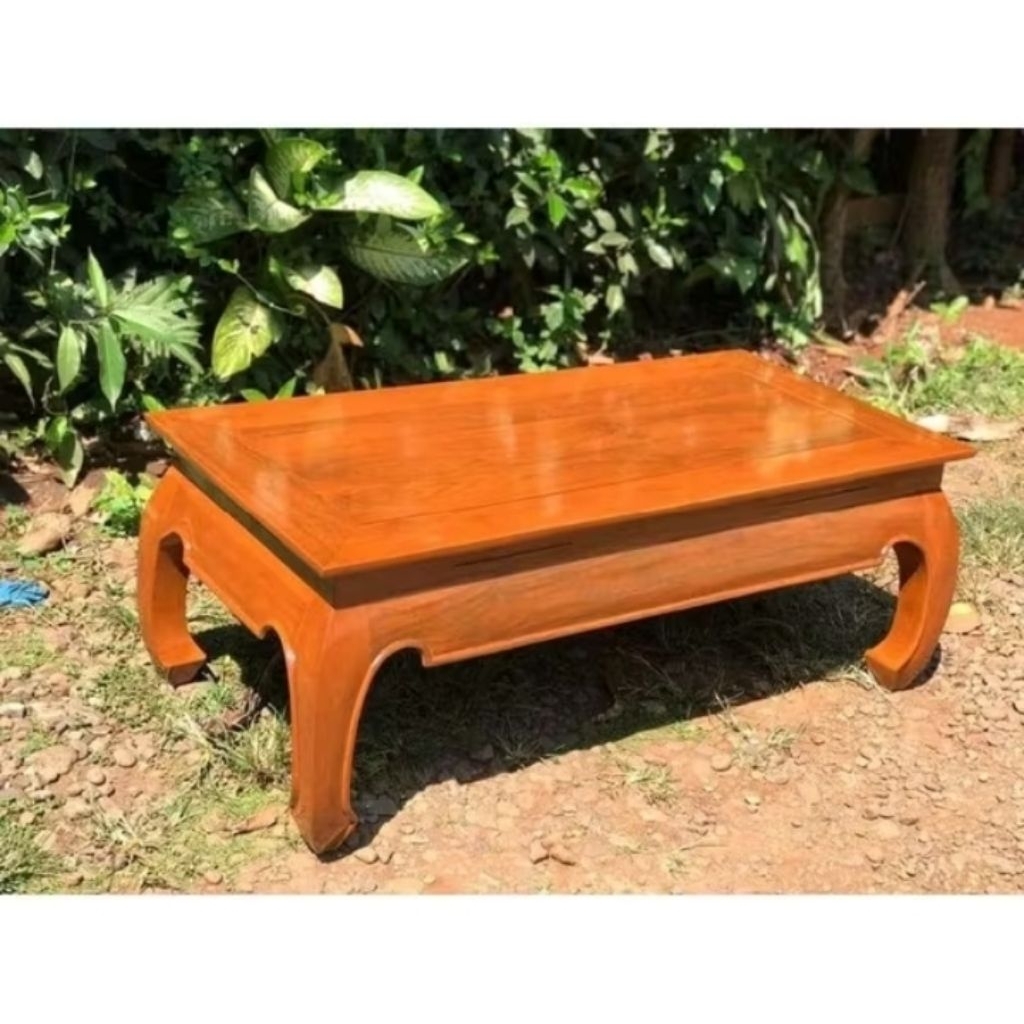 Meja Tamu Ketapang Minimalis Kayu Jati Meja Cafe Lesehan Kayu Jati