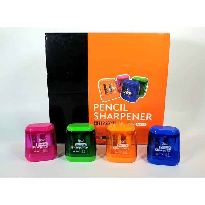 

Serutan Rautan Pensil Sleper Pencil Sharpener 2 Lubang ( 2 Hole ) Besar Kecil