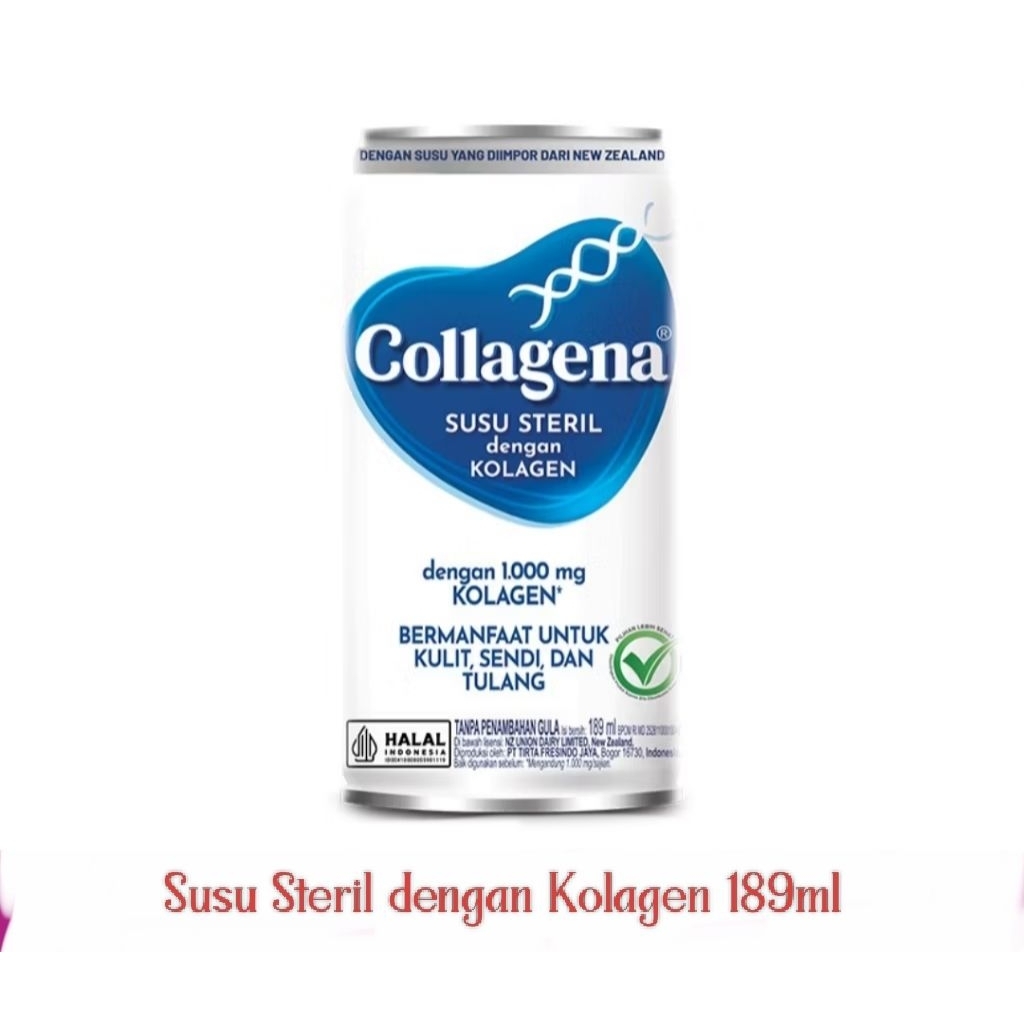 

Susu Steril dengan Kolagen 189ml