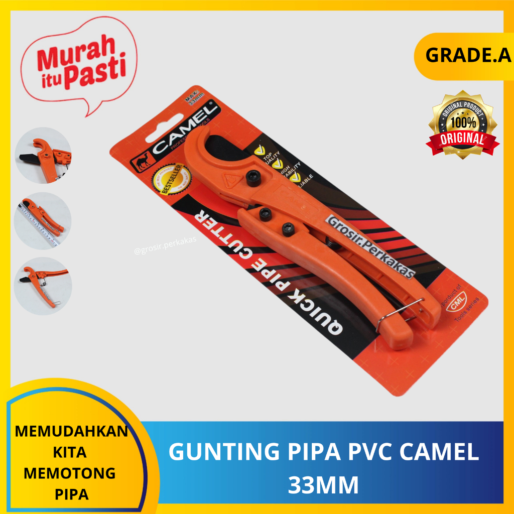 GUNTING PIPA PVC CAMEL 33MM/42MM - Paralon Camel. [A][#GUNTING]