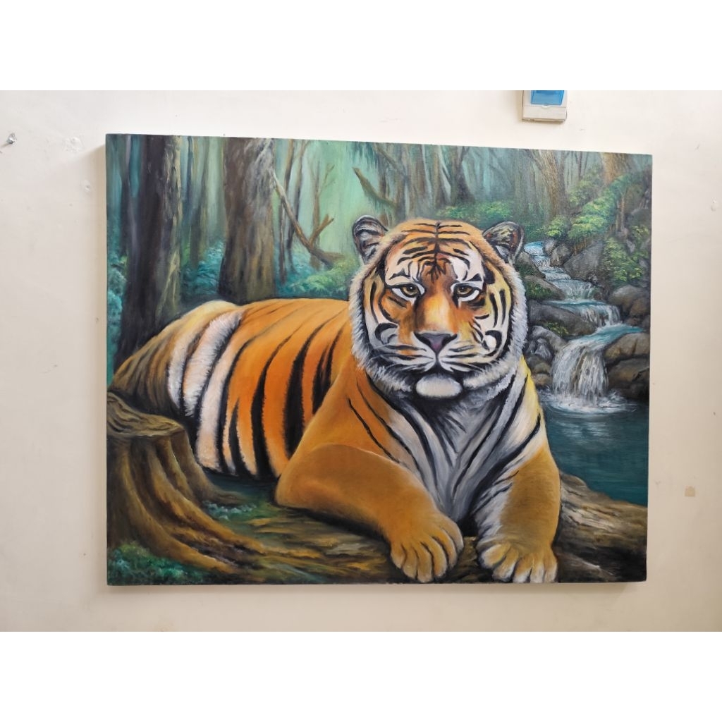 

Lukisan Macan Cat Minyak