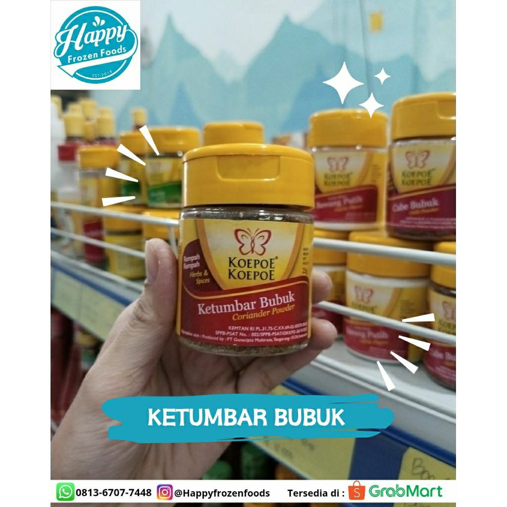 

KETUMBAR BUBUK 25g KOEPOE KOEPOE | HAPPY FROZEN FOODS PALEMBANG