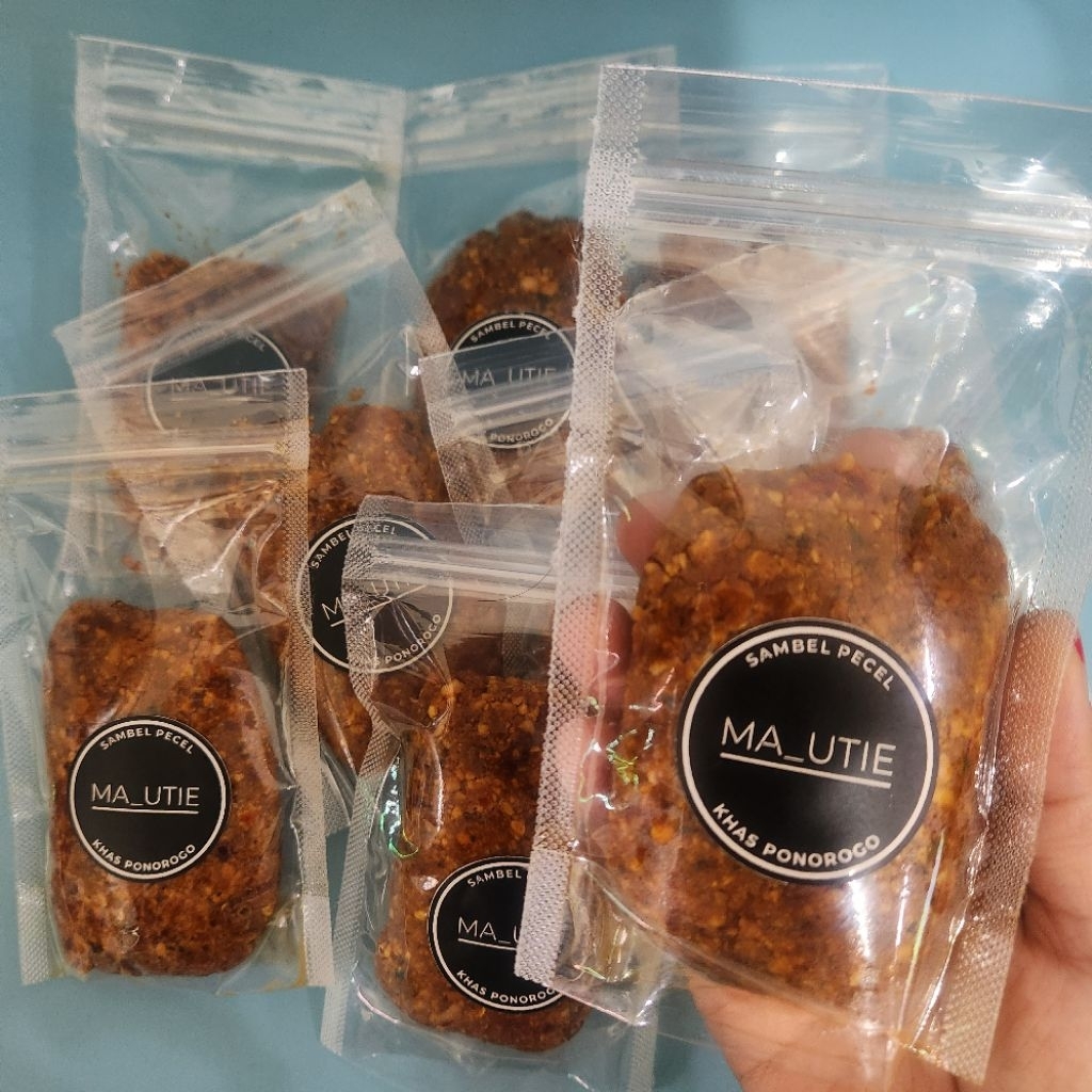

Bumbu Sate Sambel Pecel Ponorogo Asli / Bumbu Pecel / Bumbu Kacang / Sambal Pecel Pedas Plastik Pouch 100 gram