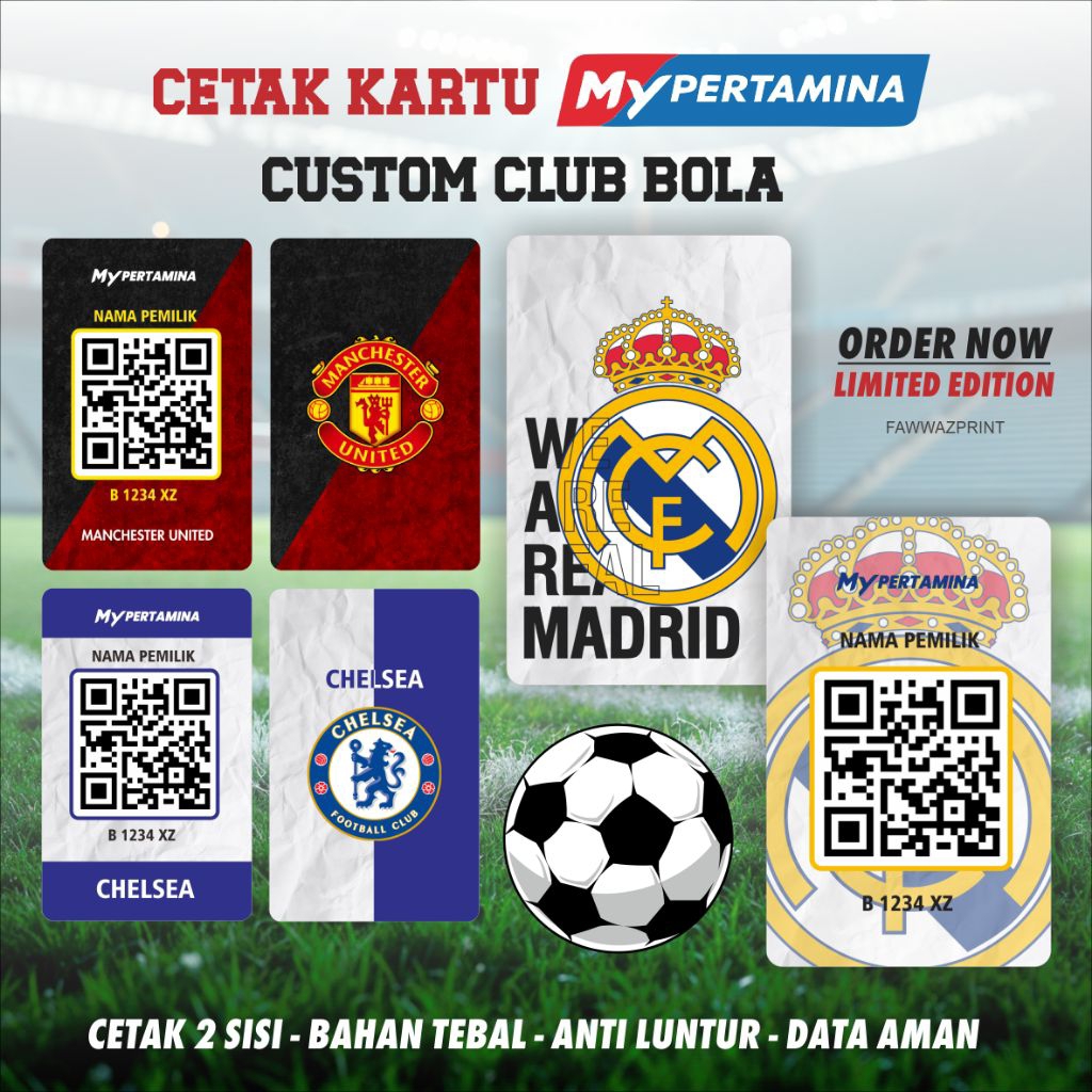 

KARTU MY PERTAMINA BARCODE PVC TEBAL MOTIF BOLA