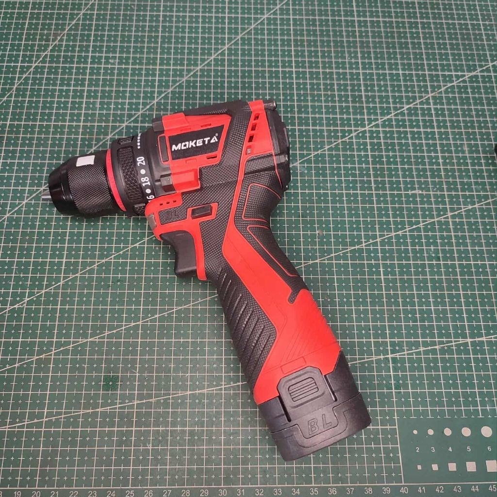 Bor Cordless Moketa 16v Brushless ex-review soket B tanpa clip HAMMER like new 99.9%