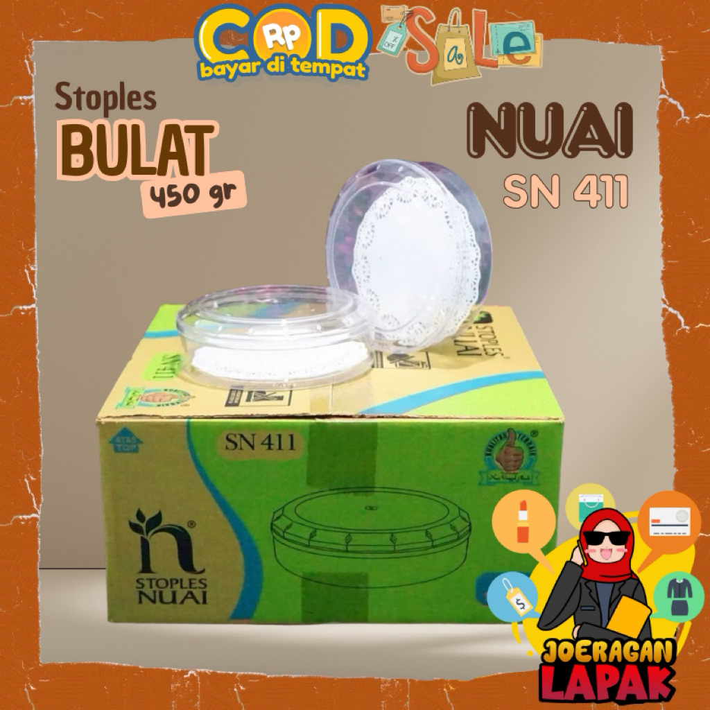 [JOERAGAN LAPAK] Toples Nuai SN 411 ( WAJIB BELI BUBBLE )