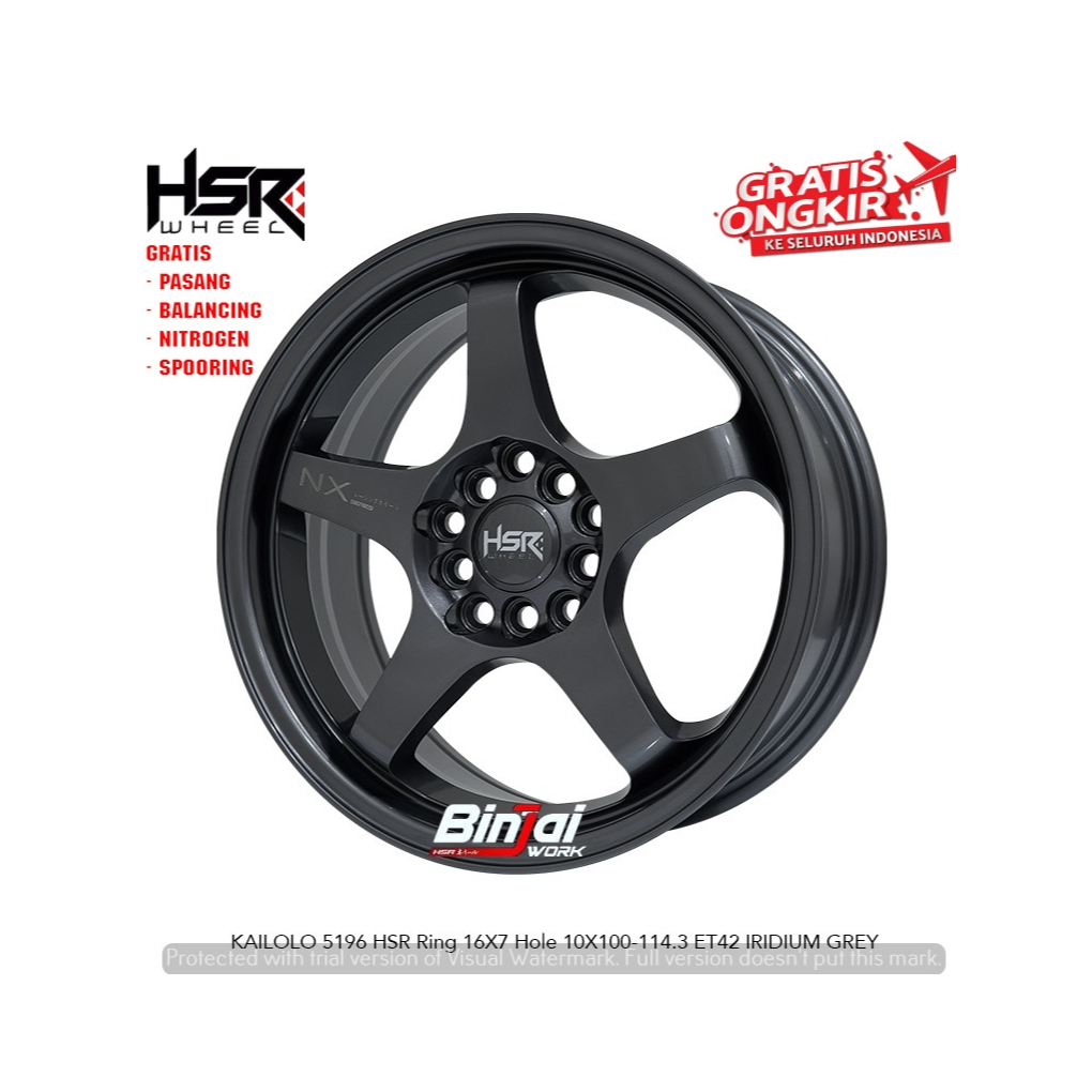 VELG JDM R16 MOBIL SIENTA ALTIS ODYSEY STREAM XPANDER RING 16 VELG HSR ORIGINAL