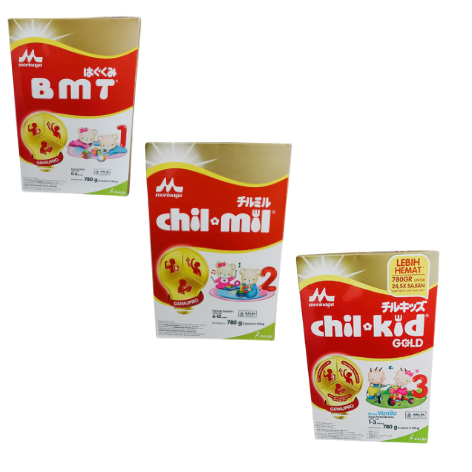 

Susu BMT 1 (730G), CHILMIL 2 (780G, CHIL KID GOLD 780G Susu Formula bayi & Anak