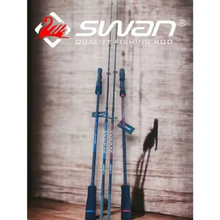 Joran Pancing Laut Swan ZODIAX 180 cm Pe 1-3/2-4/ Full Carbon Solid