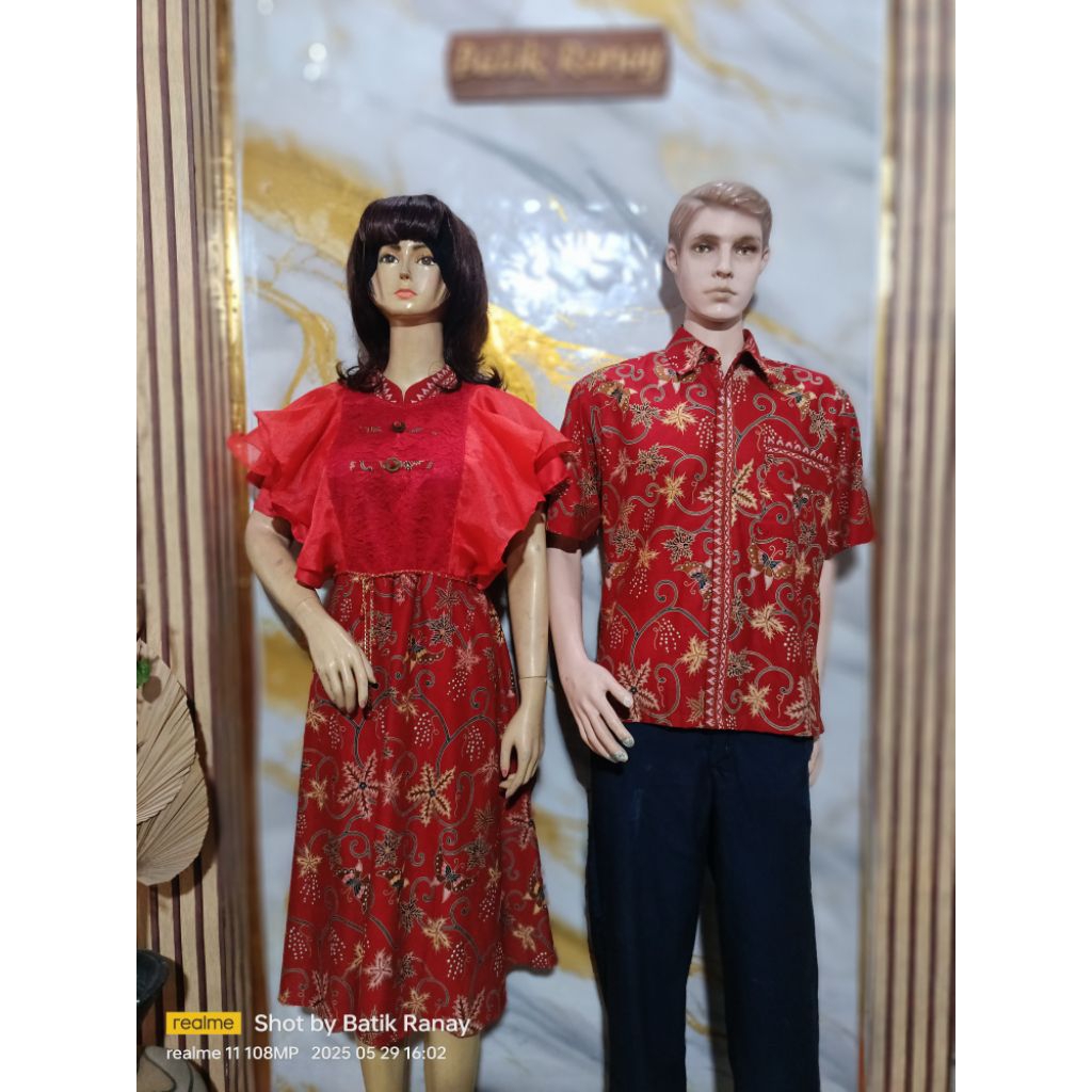 couple batik cheongsam Mey Chan
