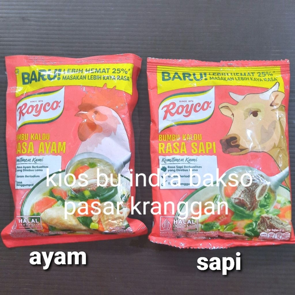 

royco kaldu ayam sapi 220 gr penyedap