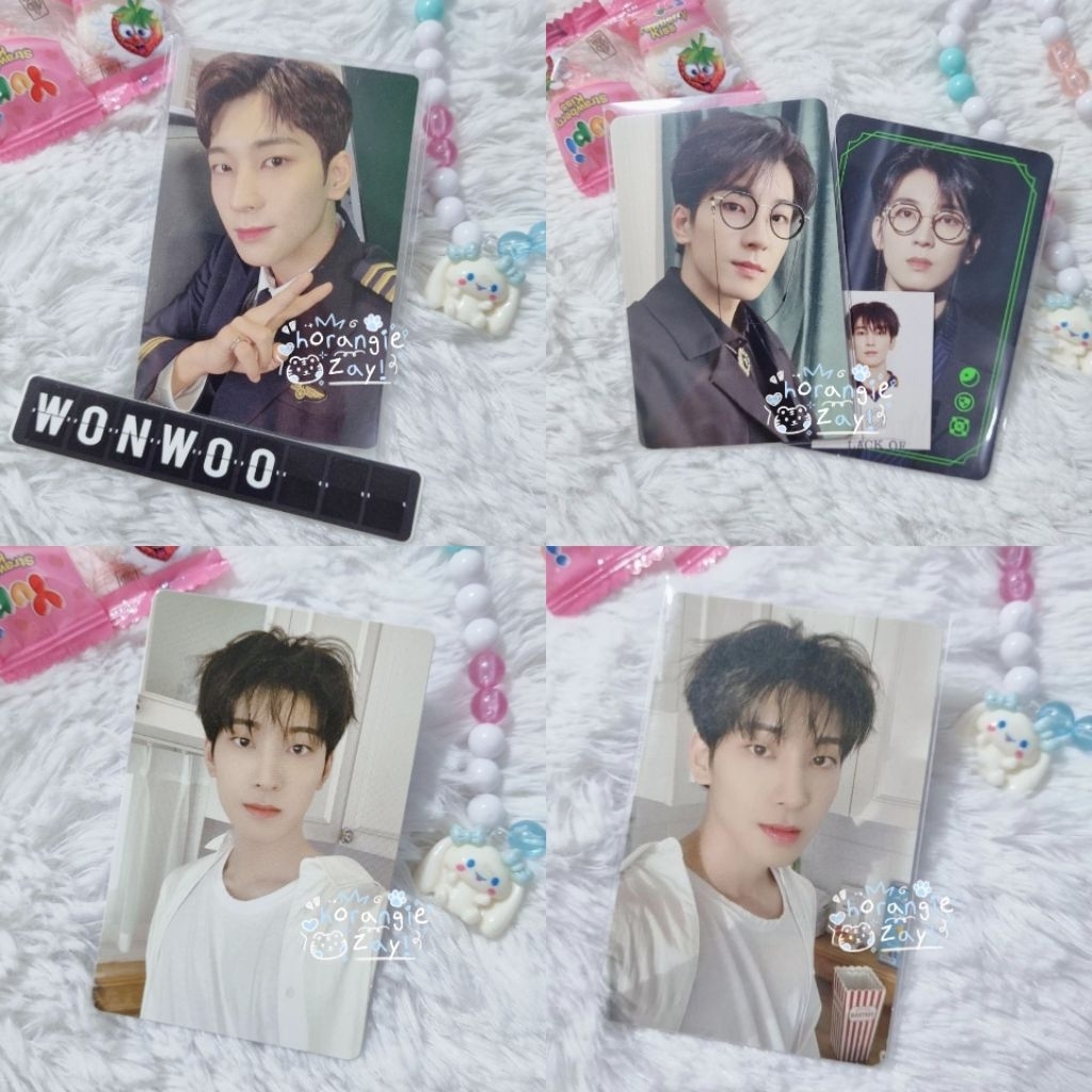 Official Photocard Wonwoo Regal Potter Pilot Popcorn Op 1 Pc Album Seventeen Face The Sun Attaca Hen
