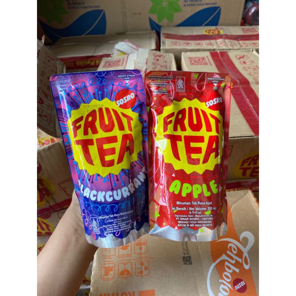 

Fruit Tea Pouch 200ml - Paket isi 5pcs