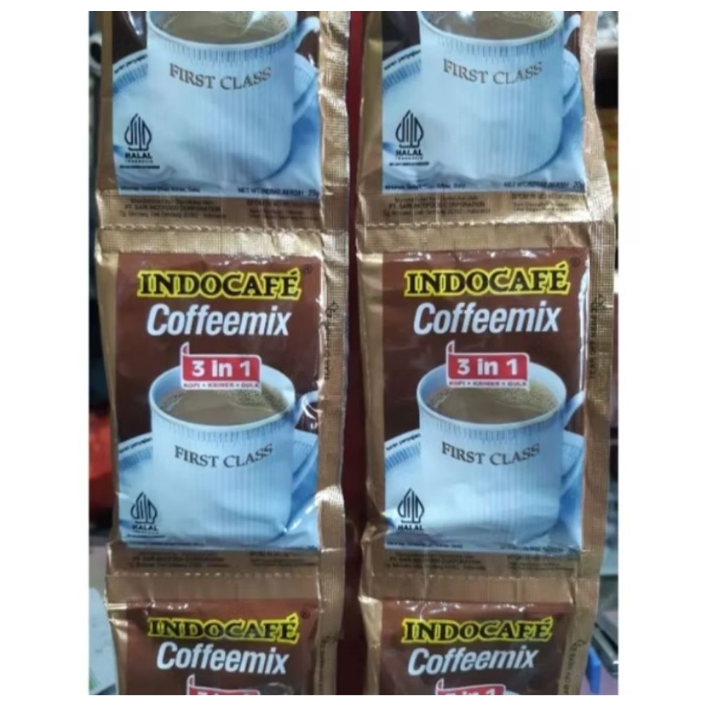 

Indocafe Coffe Mix 3 in 1 Renceng isi 10 Kopi Instan