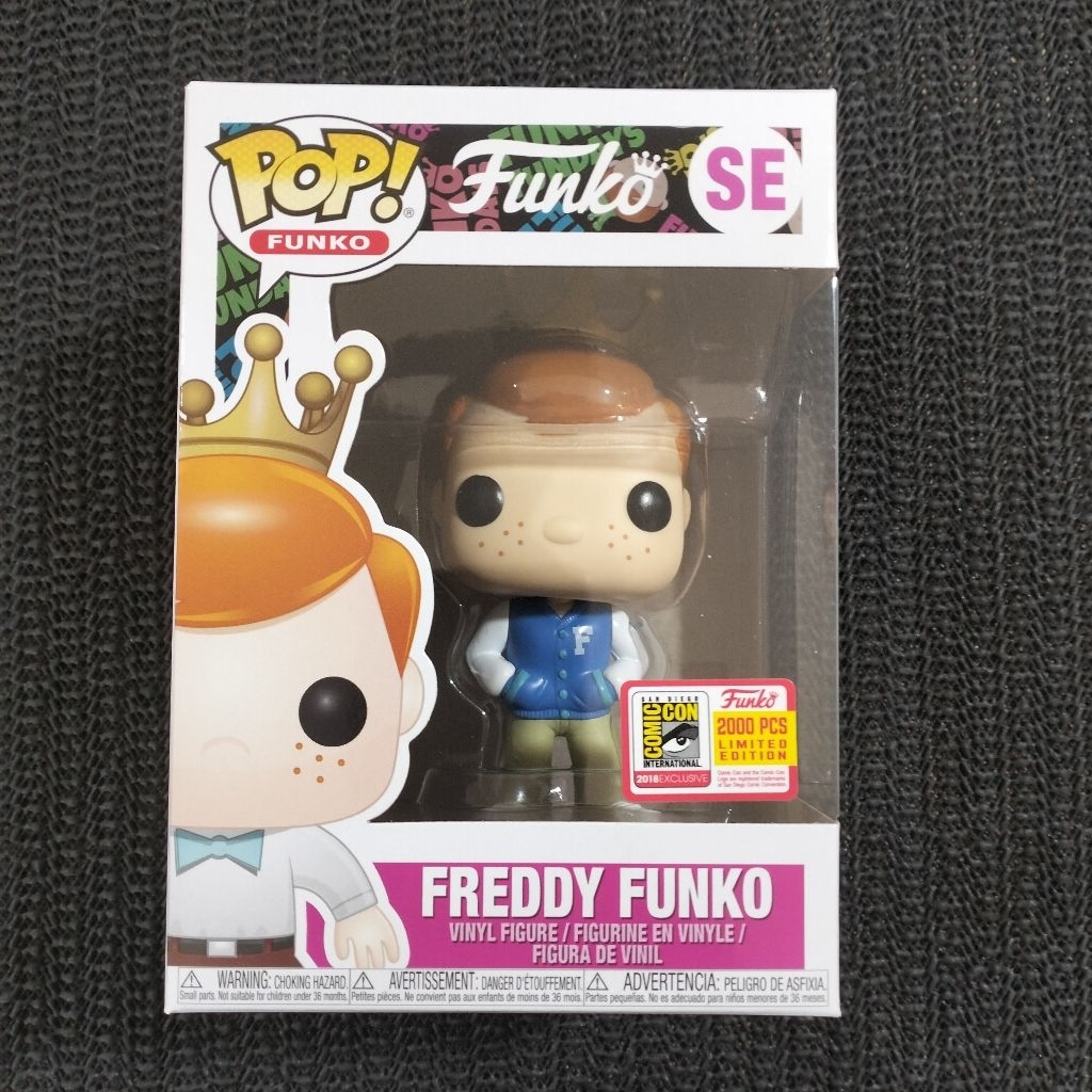 Funko Pop Funko: Freddy Funko In Blue Jacket (2000 Pcs) #SE (2018 San Diego Comic Con)