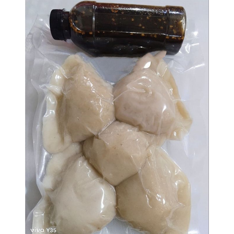 

Pempek Ikan Tenggiri Kapal Selam & Lenjar Asli Palembang + Cuko