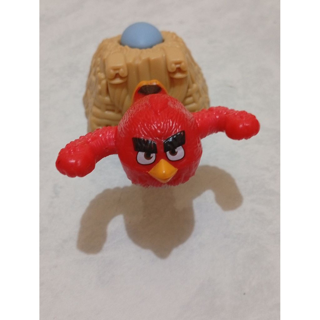Mainan angry birds pelontar merah
