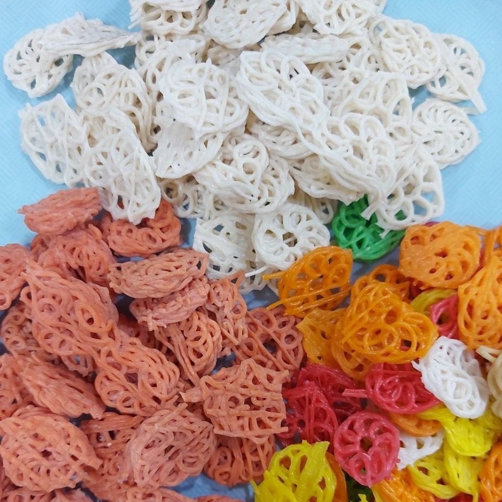 

KERUPUK MAWAR WARNI MILENIUM, KERUPUK MAWAR PUTIH , MAWAR MERAH