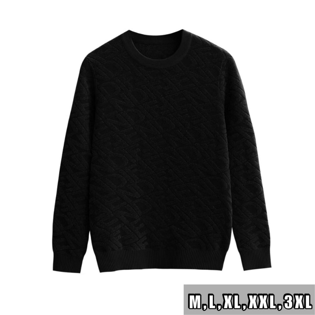 sweater wool branded/ sweater rajut pria polos terbaru casual