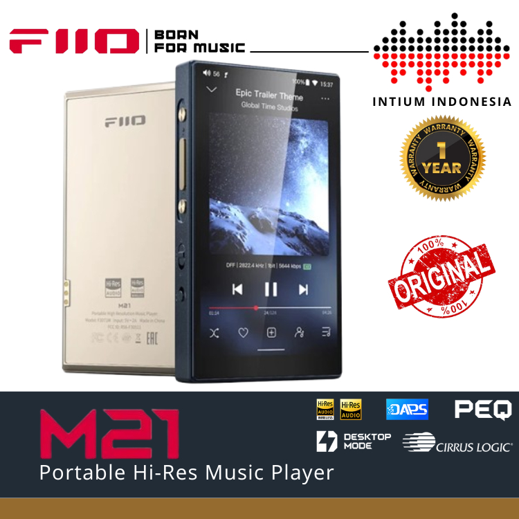 FiiO M21 / M 21 / M-21 CS43198*4 Android 13 Portable Digital Music Player