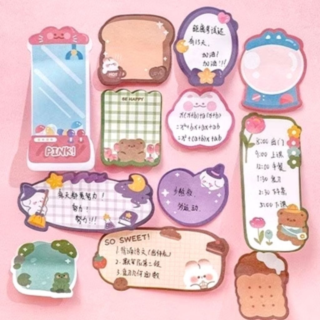 

Sticky Notes 3 in 1 Karakter Lucu