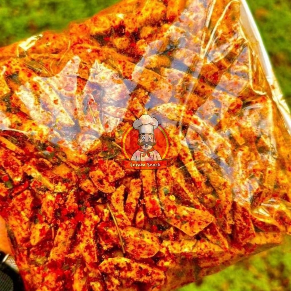 

Basreng Stik Pedas Daun Jeruk Kemasan 500gr