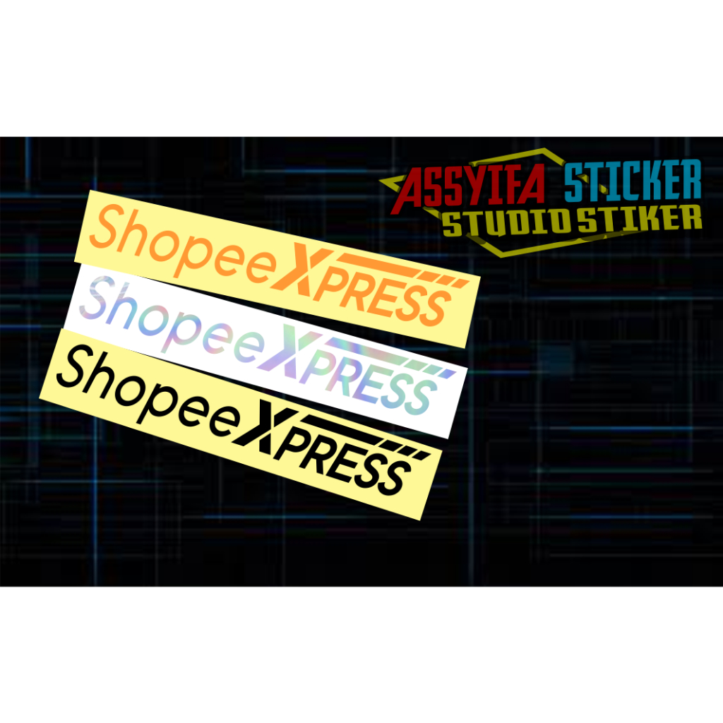 Sticker Shopee Express Cutting Stiker Hologram