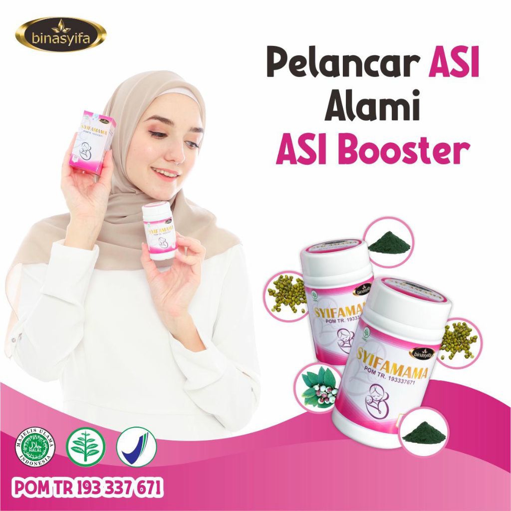 SYIFAMAMA Obat Pelancar ASI Vitamin Ibu Menyusui ASI Booster