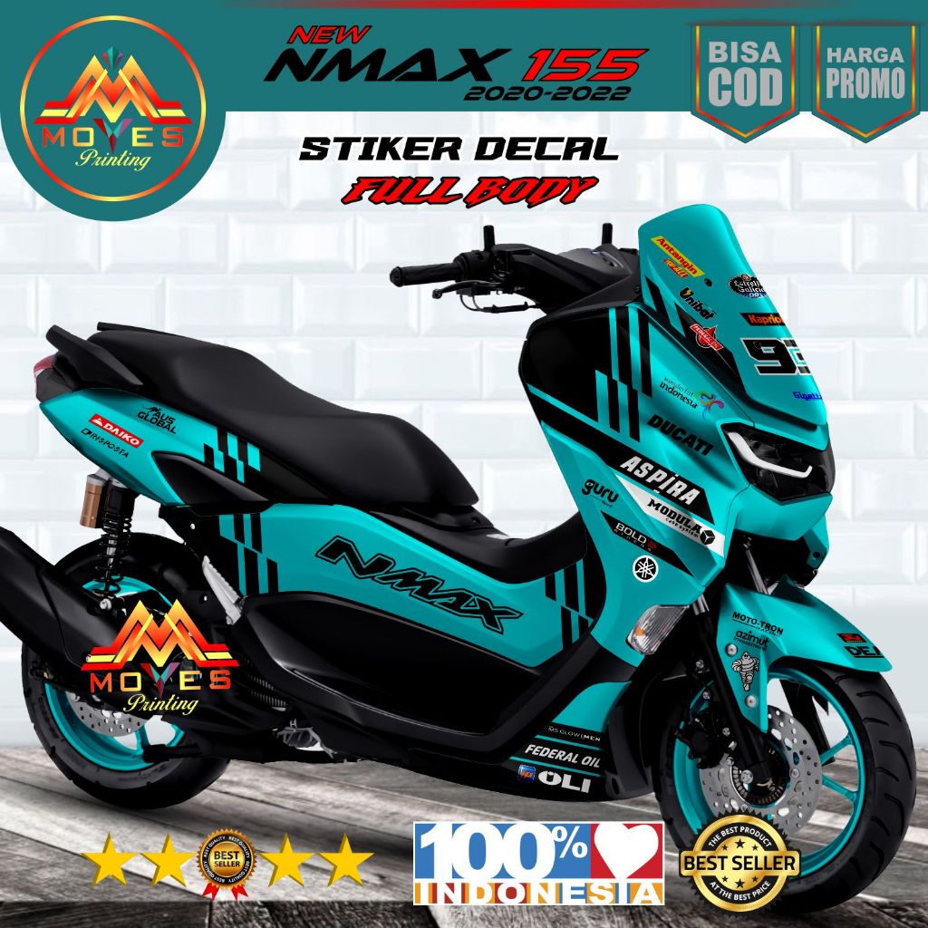 TERBARU. Decal Sticker Full Body New Nmax - All New NMAX 2021 2022 Full Body Stiker Nmax Stiker New 