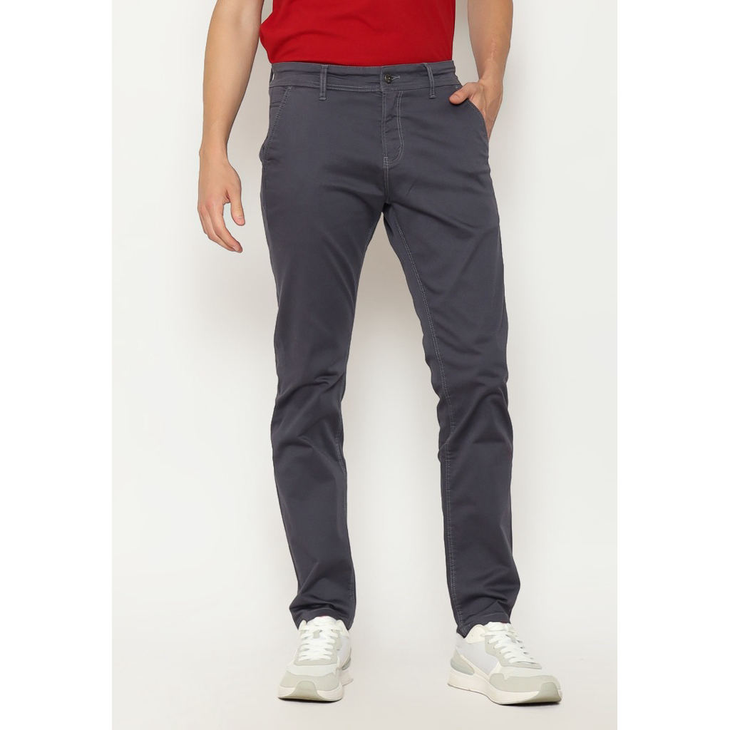 Celana Chino Lois Original HSS004DG - Slimfit Stretch